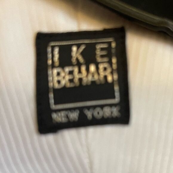 IKE Behar Button Down Dress Shirt Off white color - Picture 4 of 6